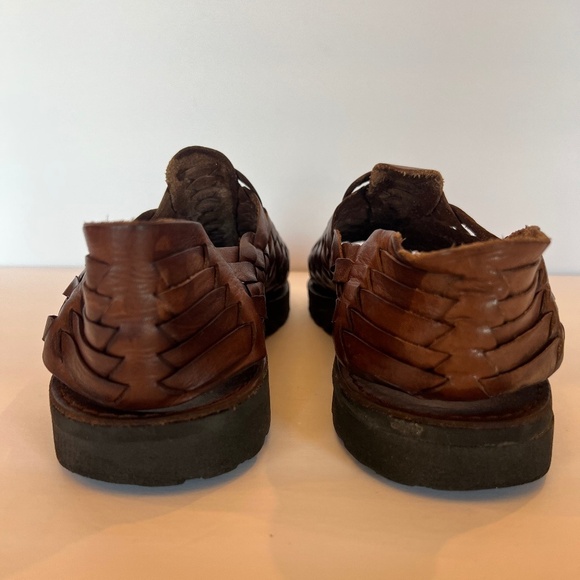 Brand X Men's Leather Huraches, Made in Mexico,  Men's Size 10 - Picture 2 of 9